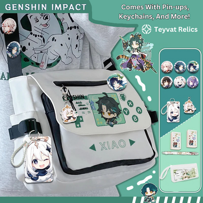 Genshin Impact Character Bag  –  White