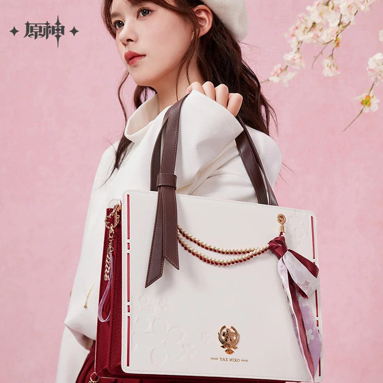 Yae Miko Leather Bag – Handmade