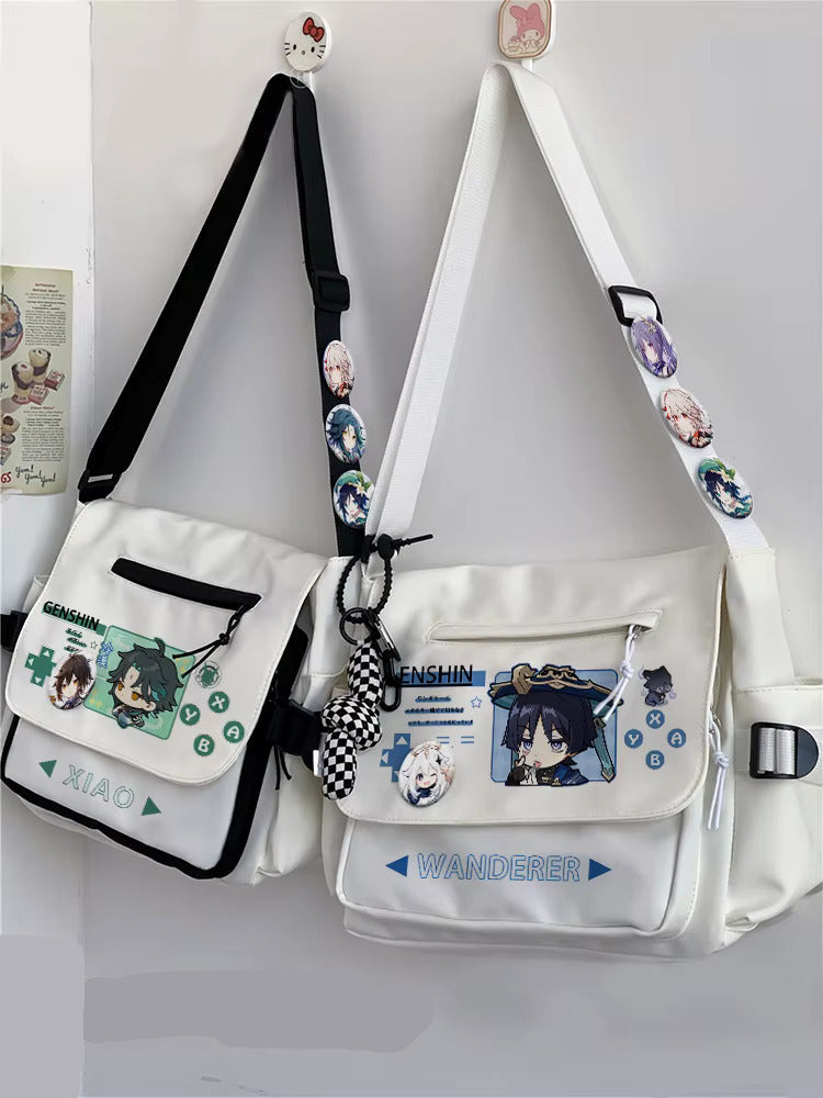 Genshin Impact Character Bag  –  White