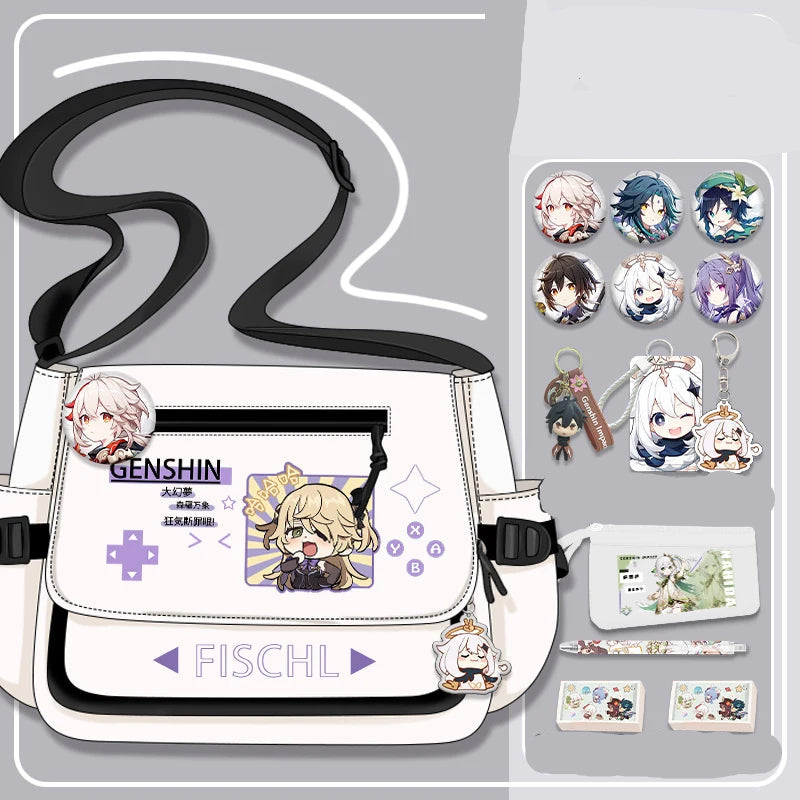 Genshin Impact Character Bag  –  White