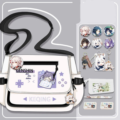 Genshin Impact Character Bag  –  White