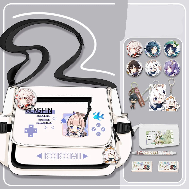 Genshin Impact Character Bag  –  White